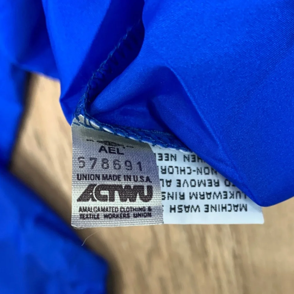 NWOT London Fog Royal Blue Two-Piece Rain Jacket and Pants Set Size Large - Picture 5 of 16